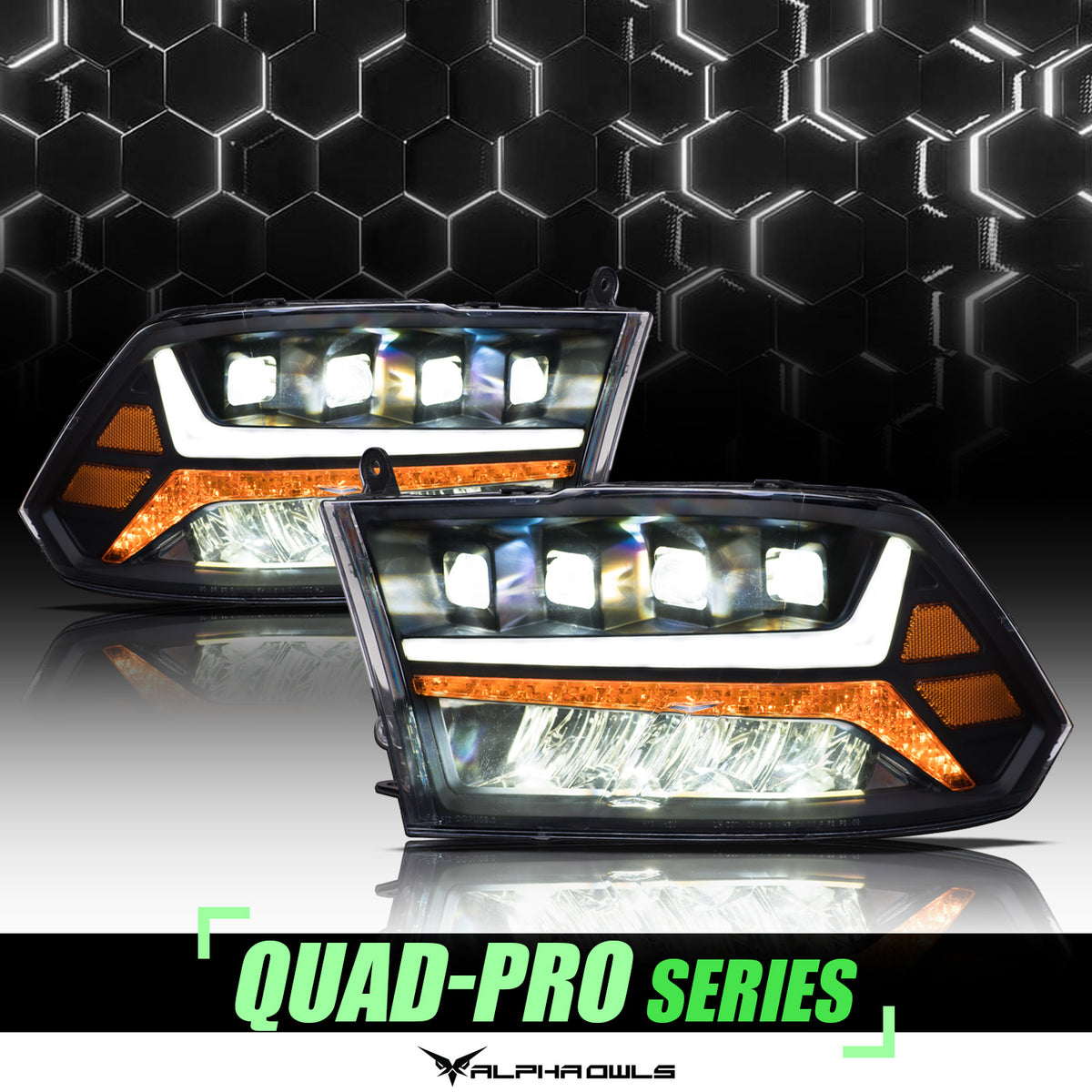 Alpha Owls 2018-2022 Dodge Ram 1500 Classic Quad-Pro Series LED