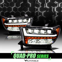 Alpha Owls 2007-2013 Toyota Tundra Quad-Pro Series LED Projector Headlights