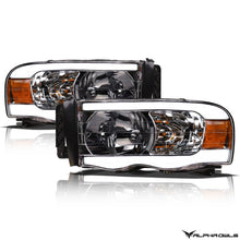 Alpha Owls 2003-2005 Dodge Ram 2500/3500 LM Series Headlights (Crystal Headlights Chrome housing w/ LumenX Light Bar)