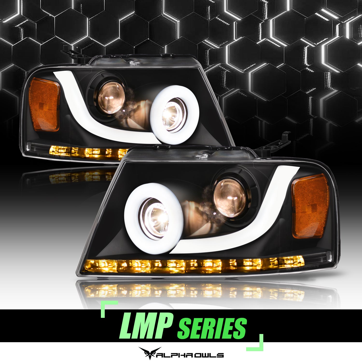 2004-2008 Ford F-150 Prebuilt LED Headlights - LED Truck Lights | Primo  Dynamic Lighting – PRIMO DYNAMIC, image size:1500x1500